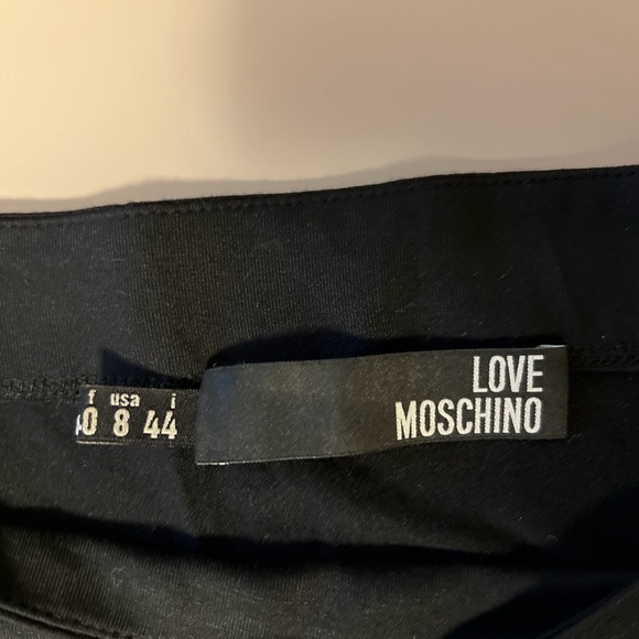 Love Moschino black viscose dress in size US8 - Picture 7 of 9